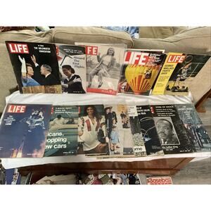 21 LIFE MAGAZINES 1940s-1980s MLK JFK SPACE VIETNAM LBJ